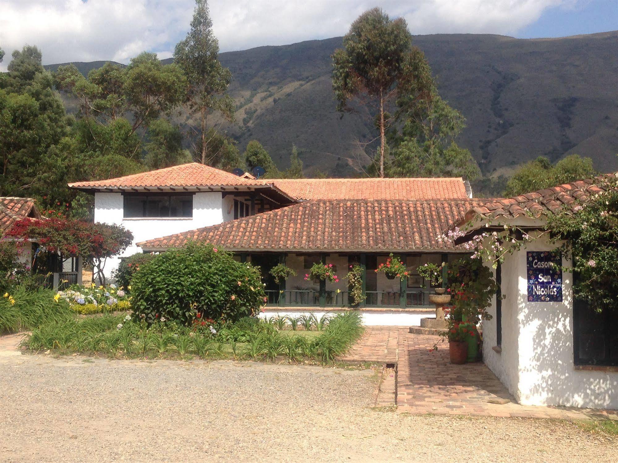 Casa San Nicolas Villa de Leyva Exterior foto